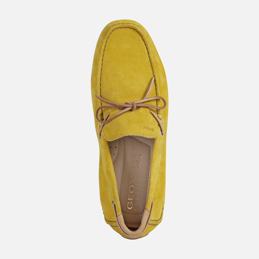 Geox Erkek Loafers Sarı - Melbourne - VPS-362174